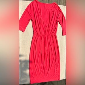 NWOT🌟Victoria’s Secret🌟Bodycon Dress V-neck worn in back or front.3/4 Sl…